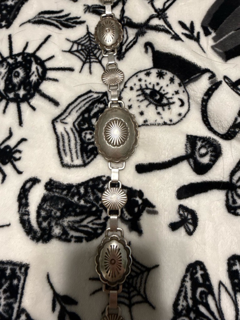 Free People Silver Concho Link Belt
